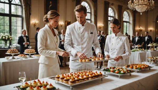 Traiteurs renommés et wedding planners experts